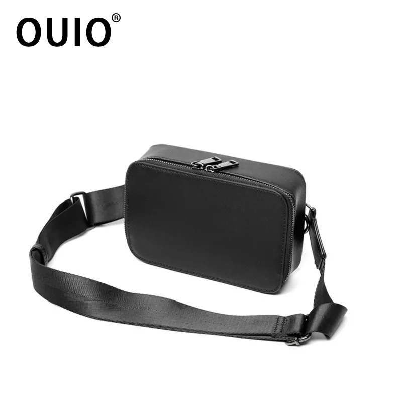 Luxury Bags For You - OUIO ユニバーサルフォンバッグ ミニマリストPUレザー サフィアーノ 高級デザイン ミニキー
