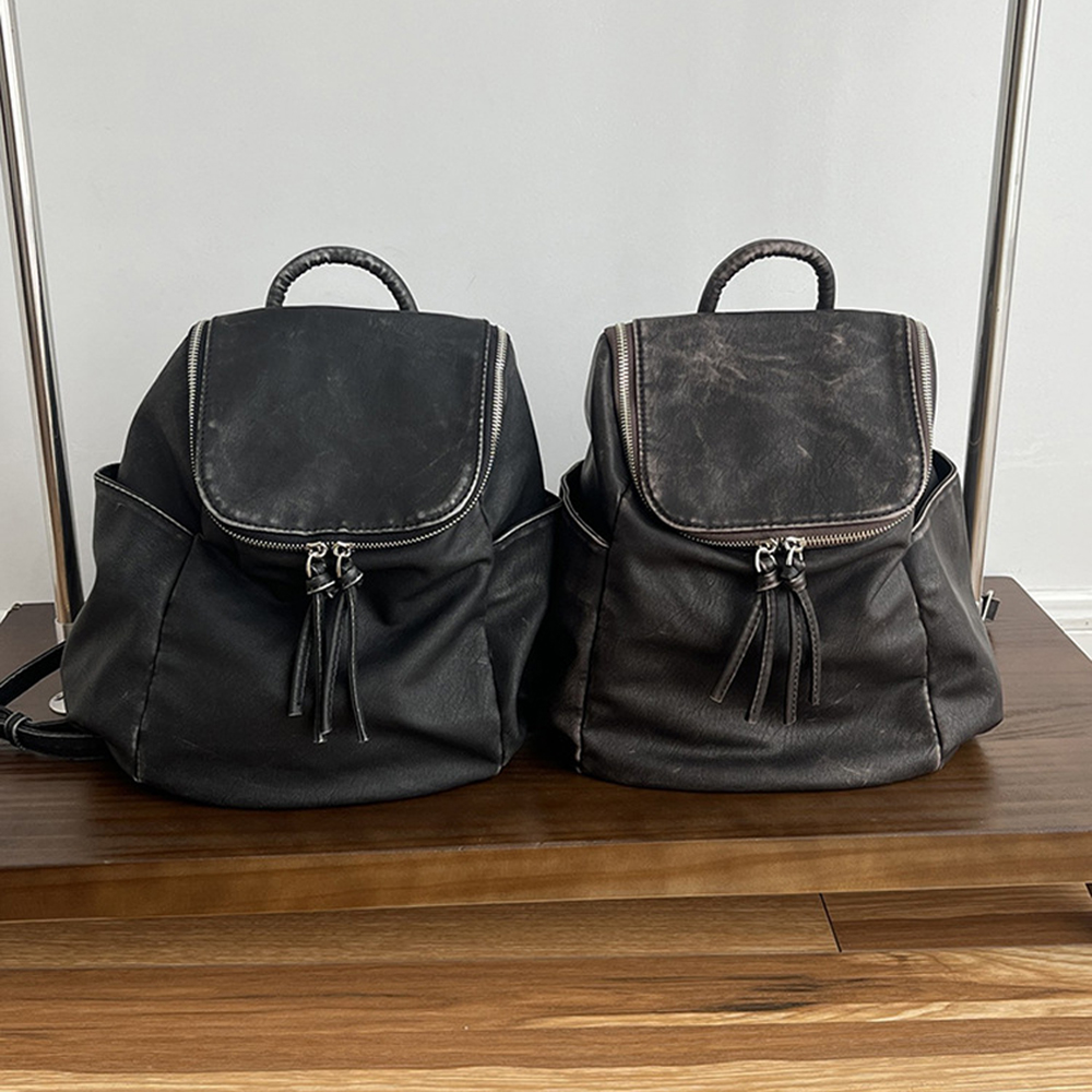 Luxury Bags Medium Size - Annmouler 新人デザイナーバックパック、女性用、高級ハンドバッグ財布、洗濯 Pu レザーショルダーバッグ、中型デイパック