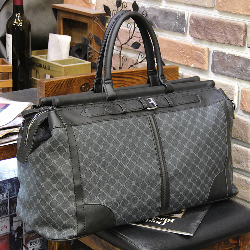Luxury Bags Tote - メンズチェック柄トラベルバッグ,大容量ハンドバッグ,トップハンドルバッグ,カジュアルトートバッグ,ラゲッジ,高級フィットネスゴルフバッグ,ファッション