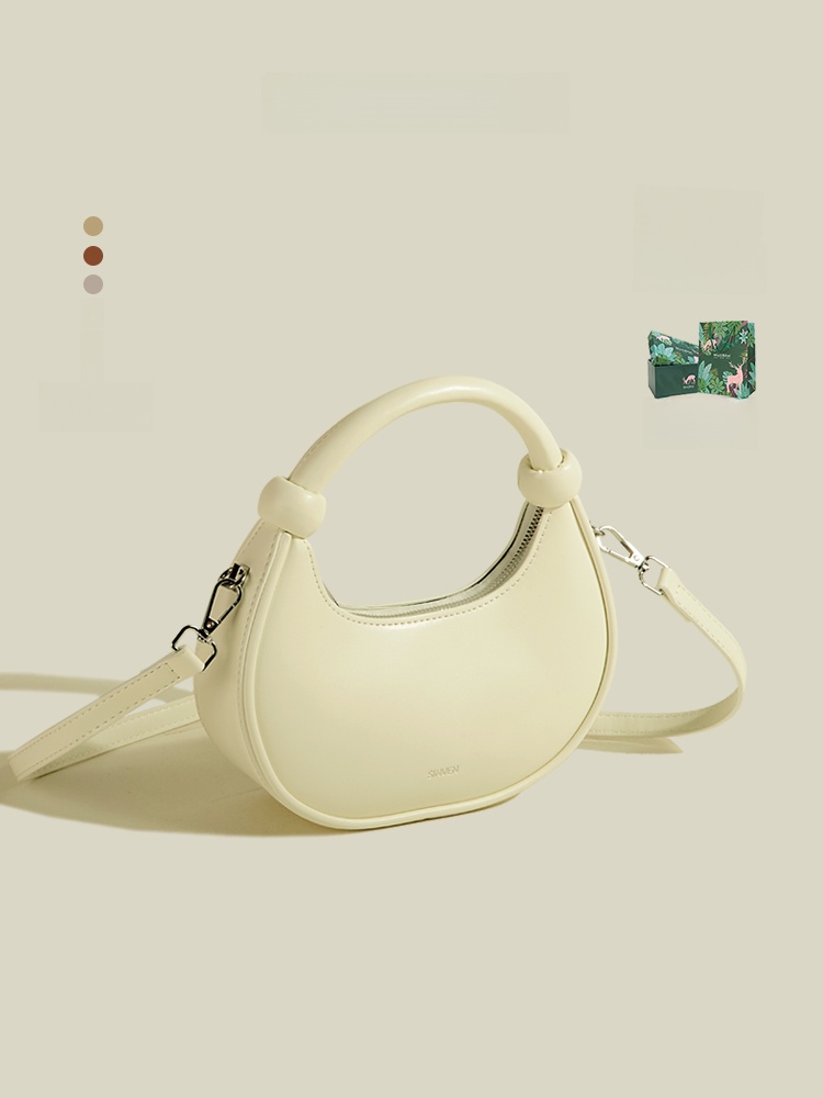 Luxury Bags Medium Size - MuziKai 高級ショルダークロスボディバッグ 女性用 エレガントでモダンなニュートラルスタイル PUレザー 中サイズ