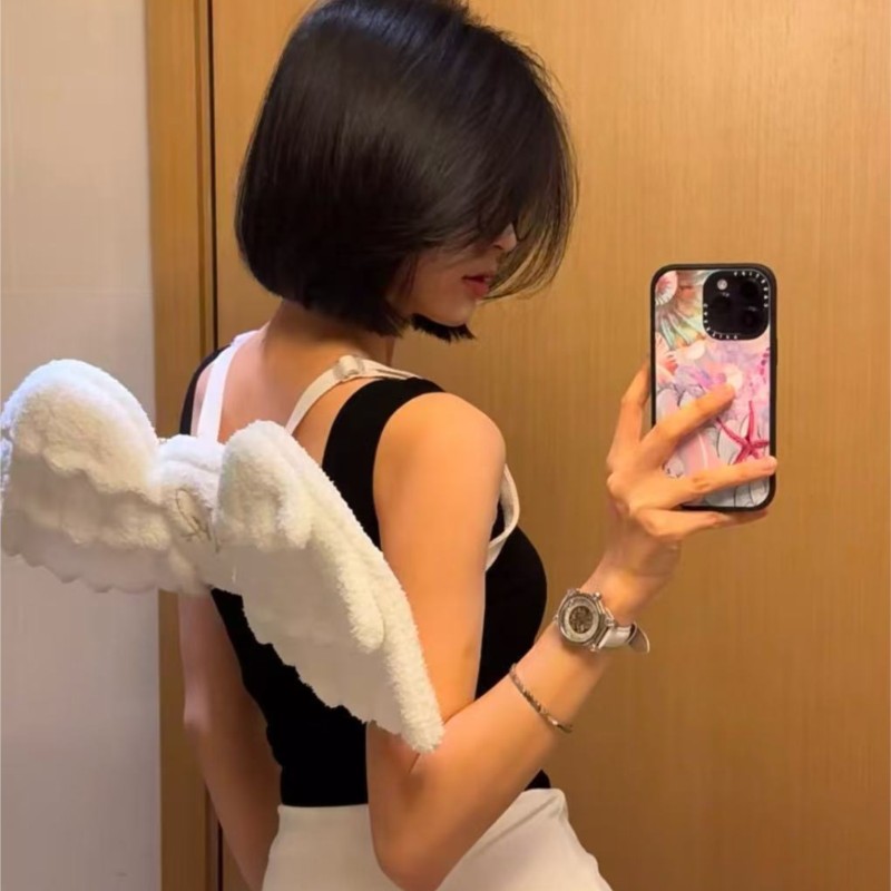 Luxury Bags White - JIAERDI スイートホワイトエンジェルウィングバックパック女性ロリータ日本かわいいぬいぐるみリュックサックレディースアニメコンベンションかわいいスクールバッグ 2025