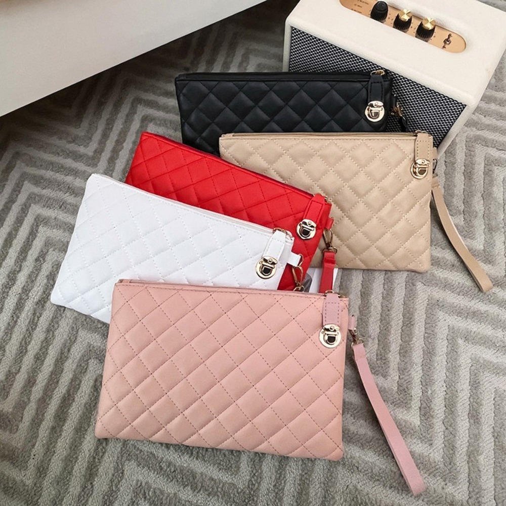 Wristlet Wallet Zipper - ファッション女性財布ファッション携帯電話バッグカジュアルダイヤモンド刺繍ハンドバッグ大容量レディクラッチ化粧バッグ