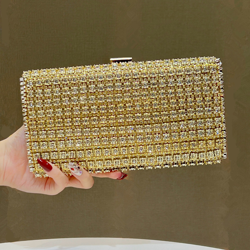 Luxury Bags Reseller - 2026年ラグジュアリーファッションフルラインストーンレディースディナーバッグブランド高級パーティーイブニングクラッチ財布とハンドバッグ花嫁クロスボディバッグ