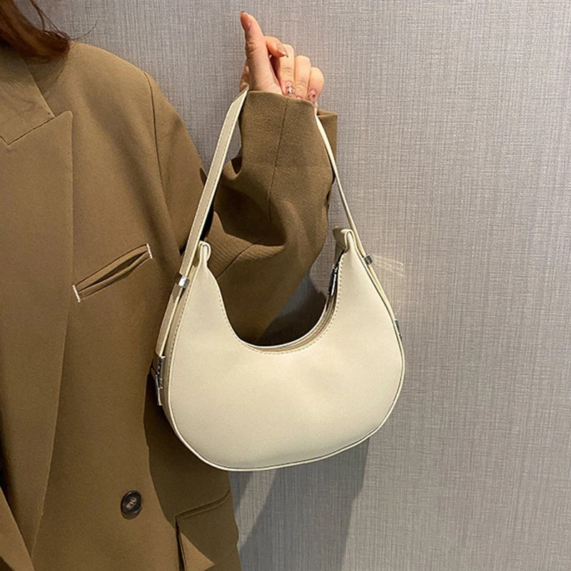 Wristlet Wallet Zipper - 女性用脇の下バッグ 高級PUレザーショルダーバッグ 小さなクラッチハンドバッグ 財布 トラベルバッグ