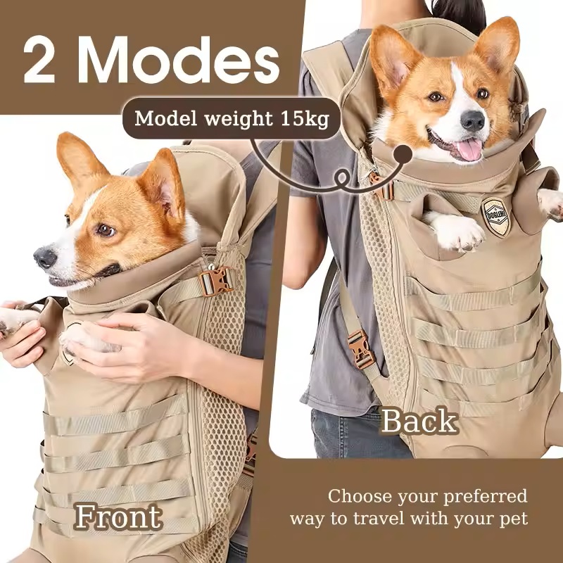Luxury Bags Medium Size - ポータブルフロントドッグバックパックデザイナーペットキャリアショルダーバッグ子犬用高級ペットアウトドア旅行バッグアクセサリー