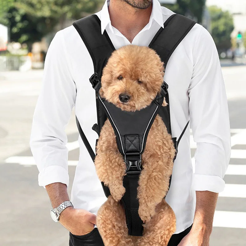 Luxury Bags Medium Size - 犬用の素敵なトラベルバックパック,大きなショルダーバッグ,豪華な犬用バックパック,ハイキング,輸送,バックルタイプのチェストバッグ,子犬とペット用