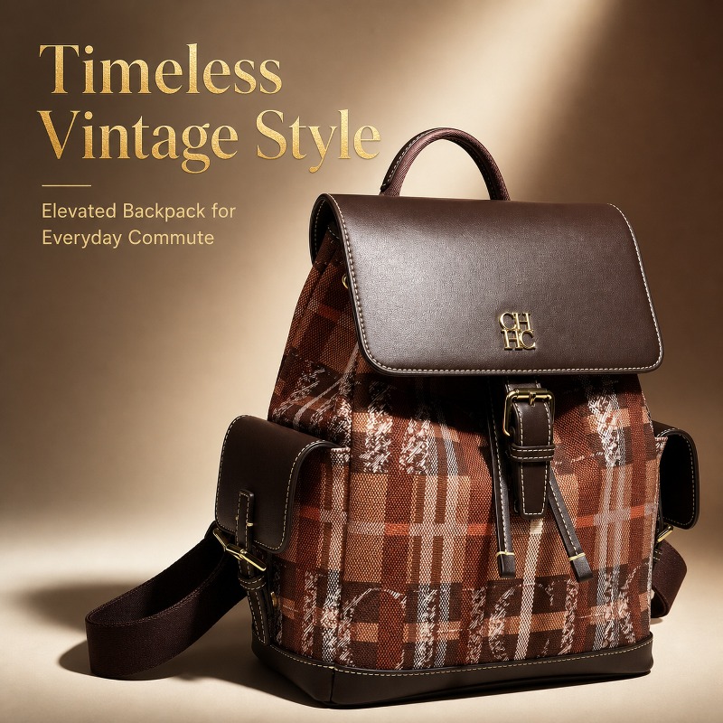 Luxury Bags For You - CHHC ファッションカラーブロックバックパックデート多用途プレッピースタイルバッグ学生学校ライト高級女性アウトドア