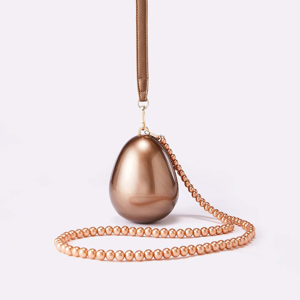 Luxury Bags Dropshipping - ユニークデザイン レディース アクリルシェル パール イブニングバッグ ファッション