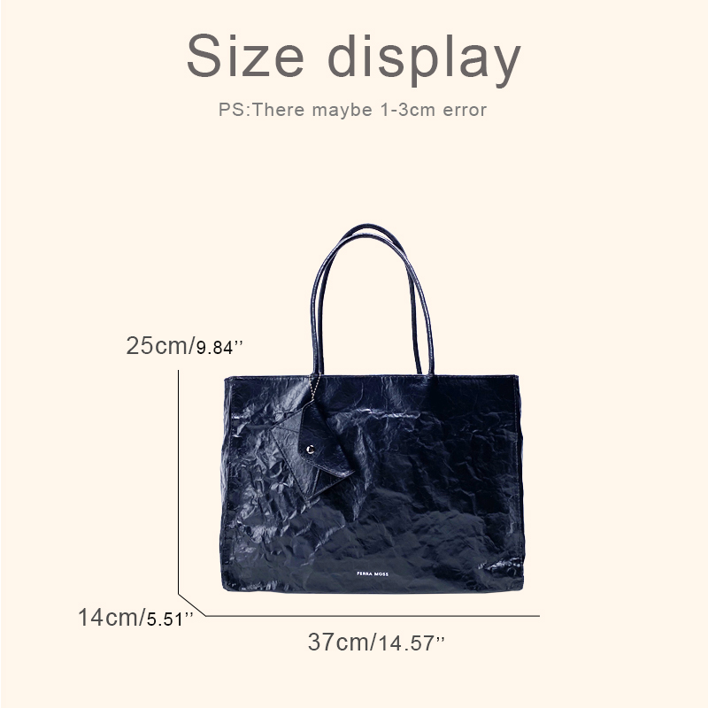 韓国カジュアルクラフト紙トートバッグ女性の高級デザイナーハン - Luxury Bags Tote のレビューと価格