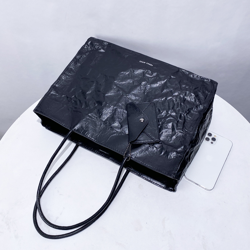 韓国カジュアルクラフト紙トートバッグ女性の高級デザイナーハン - Luxury Bags Tote のレビューと価格