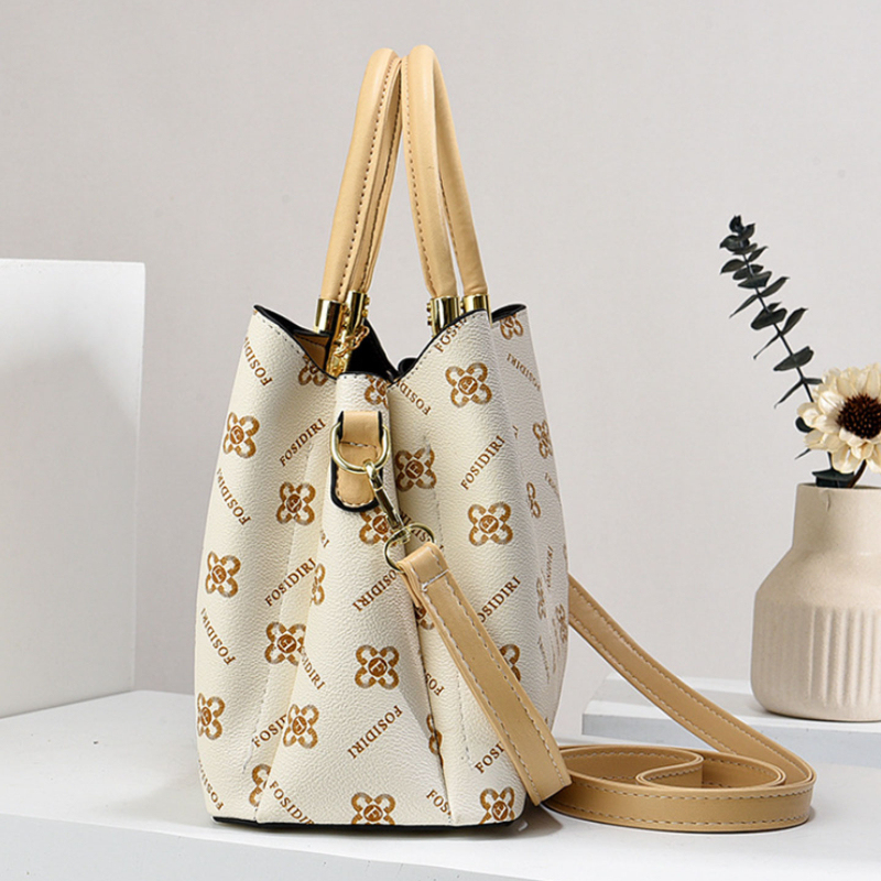 ライトラグジュアリー高級プリントハンドバッグ（女性用）、3ピ - Luxury Bags For You のレビューと価格