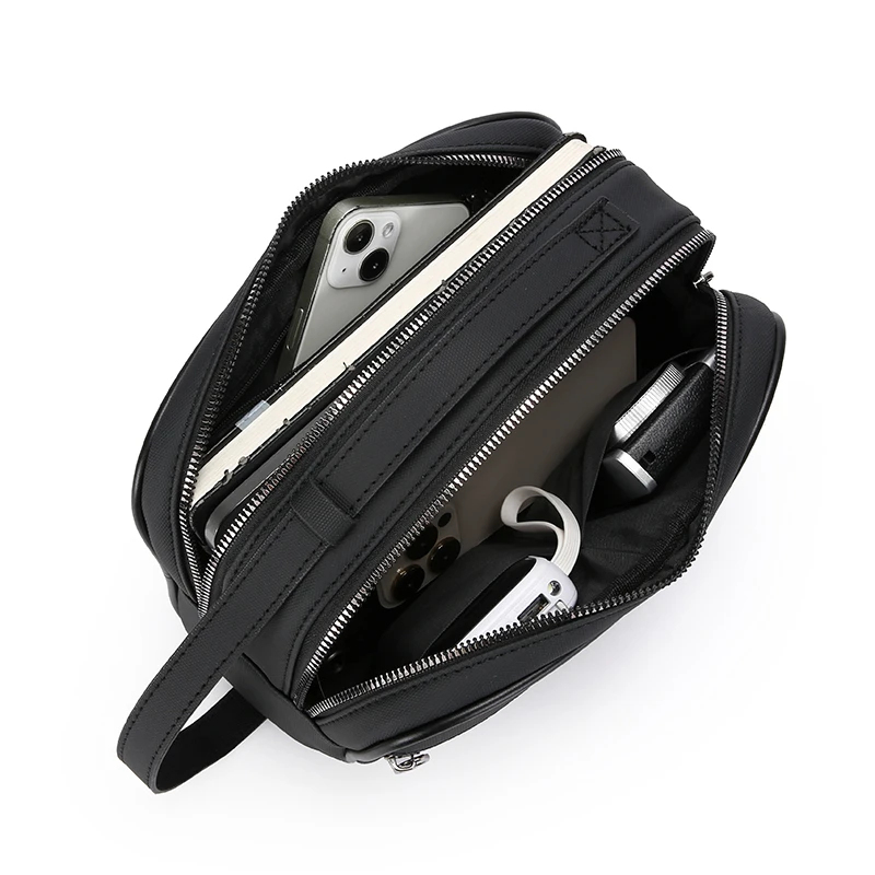 ビジネスリストレットフォンウォレット男性用カジュアルハンドバ - Wristlet Wallet Zipper のレビューと価格