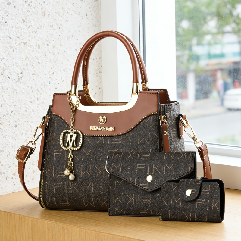 3点セットの高級感のあるプリントレターバッグ、プレミアムでお - Luxury Bags For You のレビューと価格