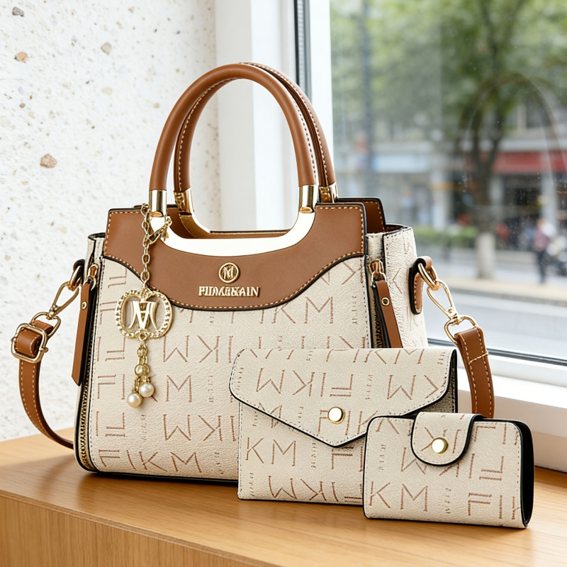 3点セットの高級感のあるプリントレターバッグ、プレミアムでお - Luxury Bags For You のレビューと価格