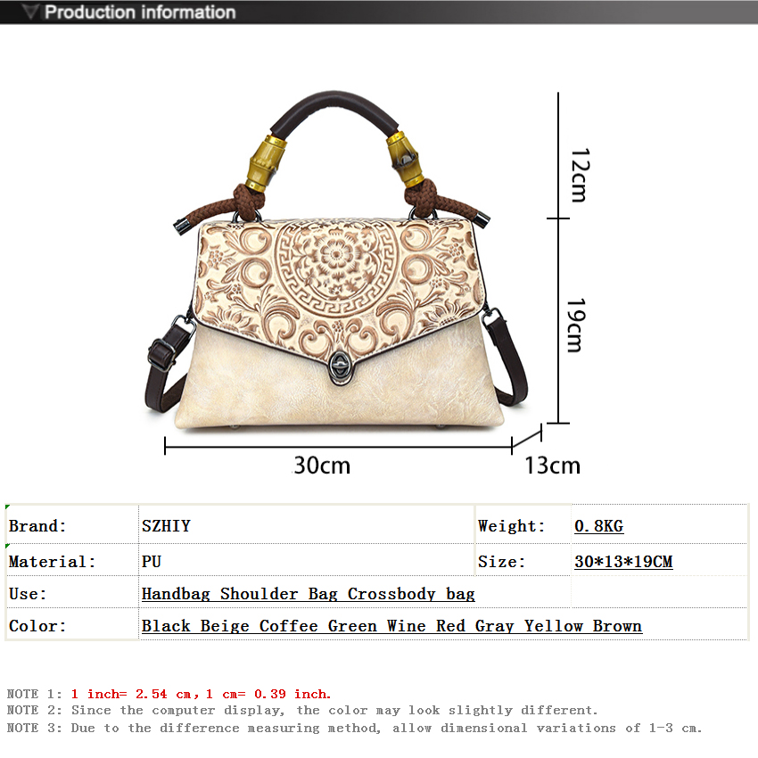 高級デザイナーハンドバッグ女性ショルダーバッグ中型エンボスプ - Luxury Bags Medium Size のレビューと価格