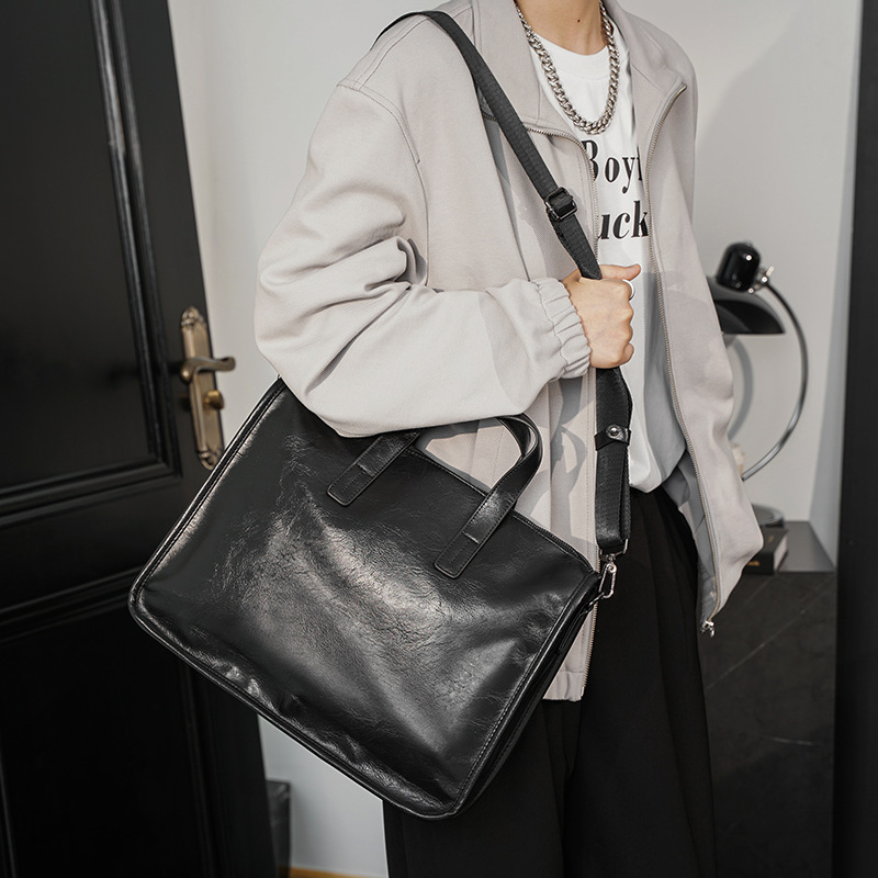 カジュアルビジネスメンズハンドバッグファッション大容量ブリー - Luxury Bags Tote のレビューと価格