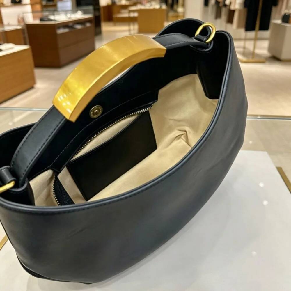 デミサークル女性用ゴールデンレタートート巾着バケットバッグ高 - Luxury Bags Tote のレビューと価格