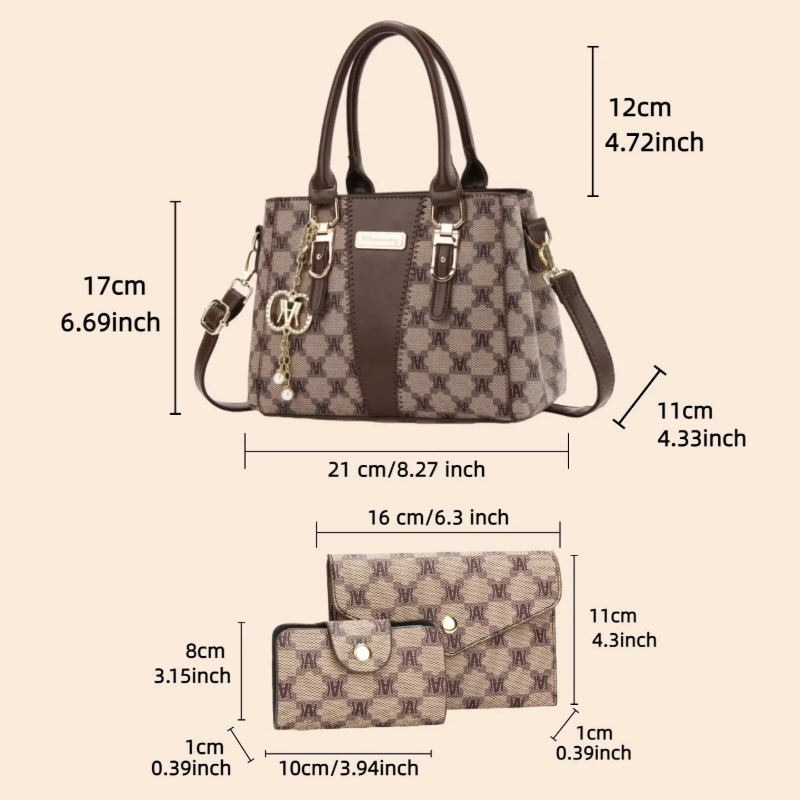 軽贅沢な高級感のあるレタープリントハンドバッグ、ファッショナ - Luxury Bags For You のレビューと価格