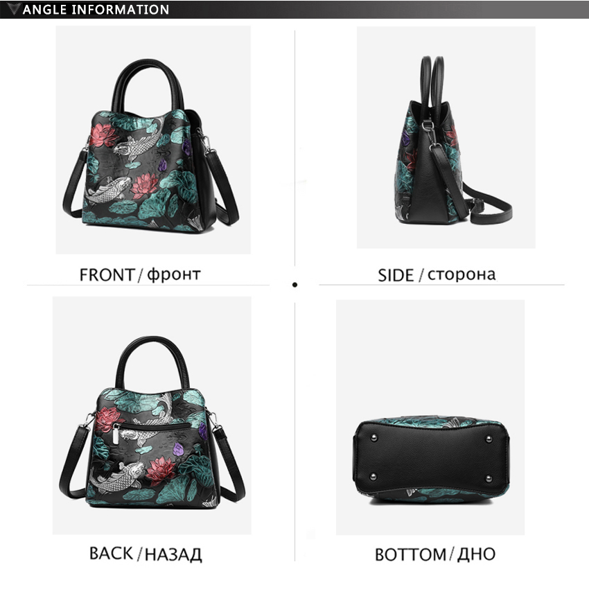 レトロハンドバッグ女性ショルダーバッグ豪華なデザイナー 3D - Luxury Bags Medium Size のレビューと価格