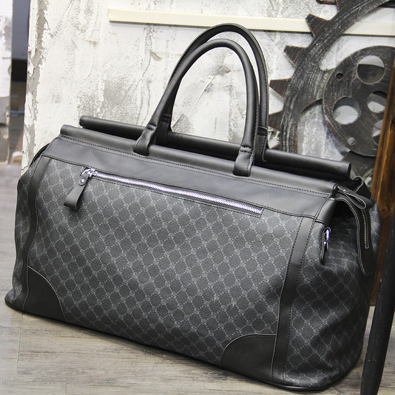 メンズチェック柄トラベルバッグ,大容量ハンドバッグ,トップハ - Luxury Bags Tote のレビューと価格