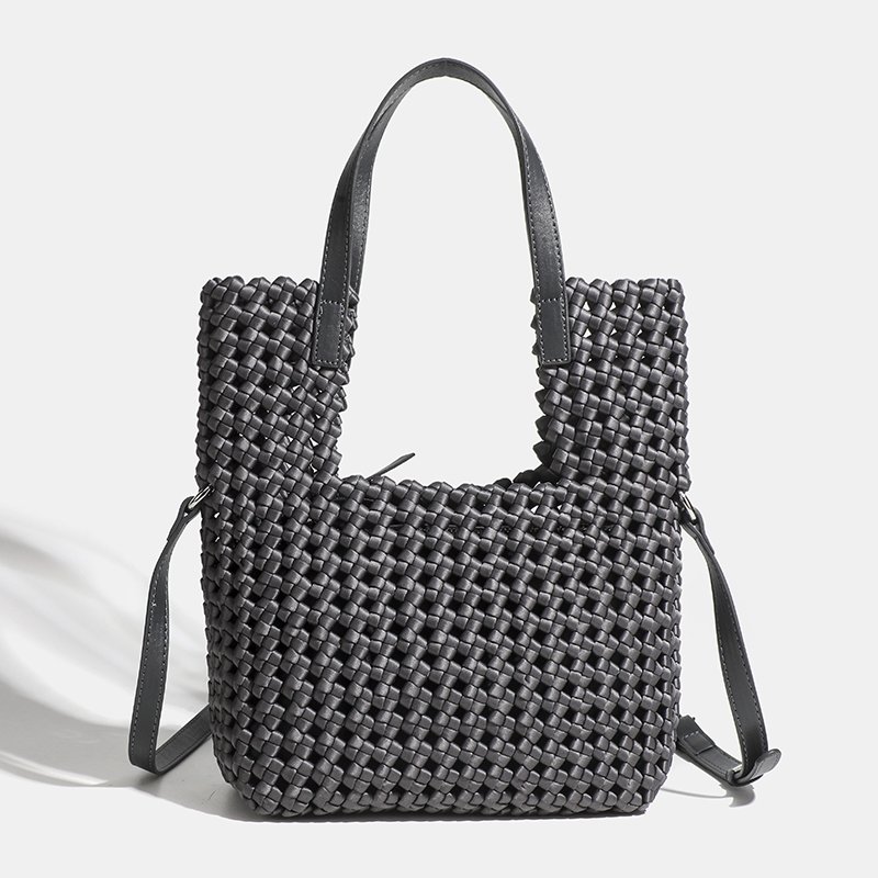 高級ネオプレン織りトートハンドバッグ 中サイズ 女性用バッグ - Luxury Bags Medium Size のレビューと価格