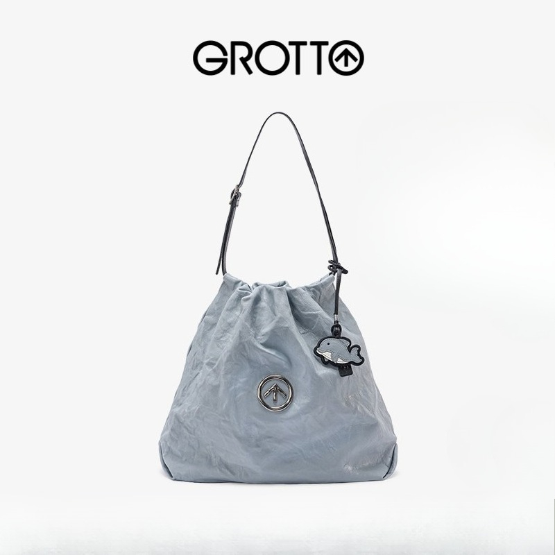 GROTTO ファッション 2025 新本革中型ゴミ袋シング - Luxury Bags Medium Size のレビューと価格