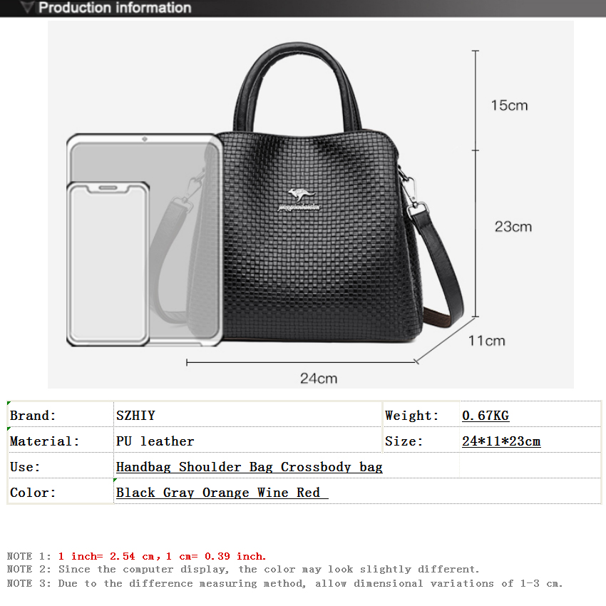 女性用高級ハンドバッグ オフィスバッグ デザイナー 高品質シ - Luxury Bags Medium Size のレビューと価格