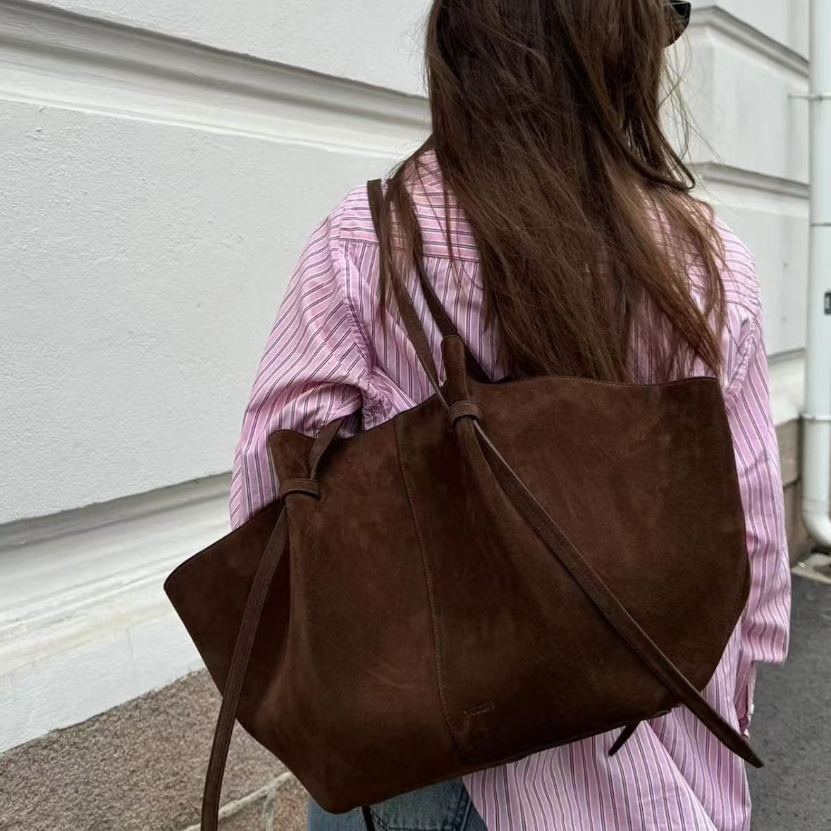 フェイクスエードトートバッグ女性の高級デザイナーハンドバッグ - Luxury Bags Tote のレビューと価格