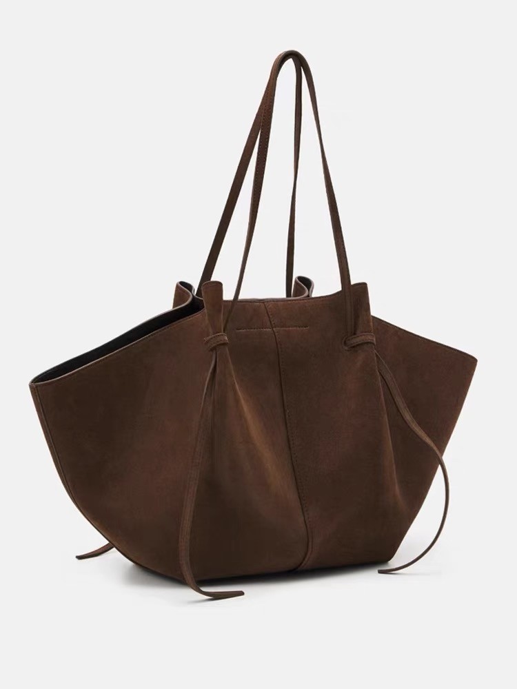 フェイクスエードトートバッグ女性の高級デザイナーハンドバッグ - Luxury Bags Tote のレビューと価格