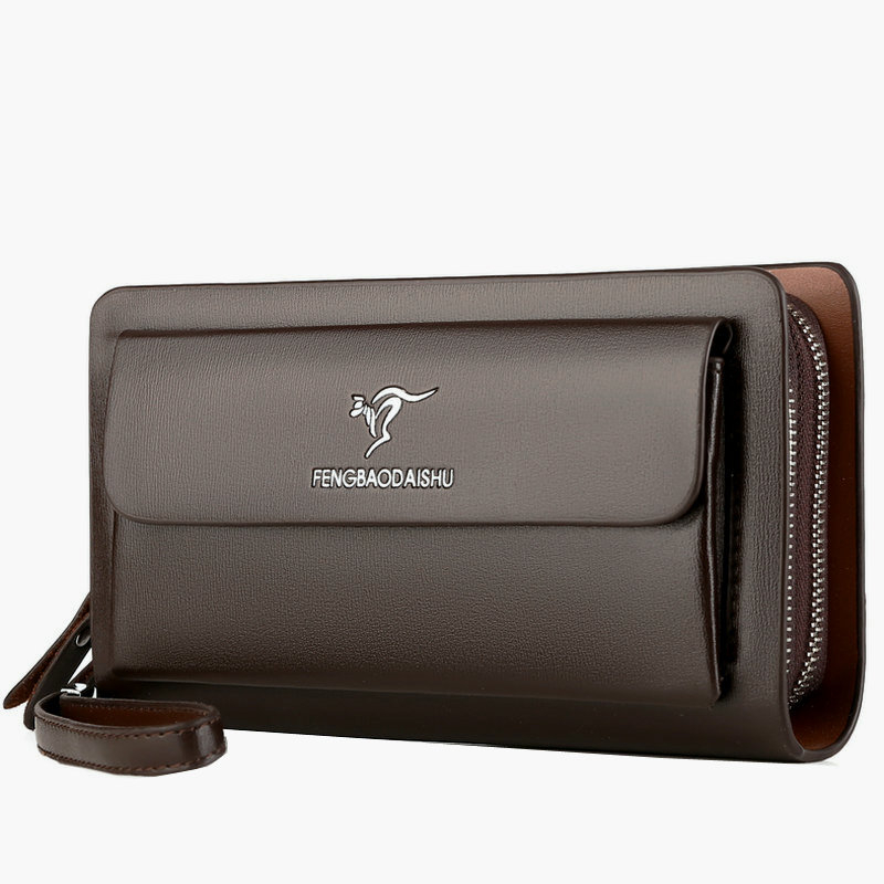 ファッションメンズ財布ブランド大型ジッパーリストレット電話マ - Wristlet Wallet Zipper のレビューと価格