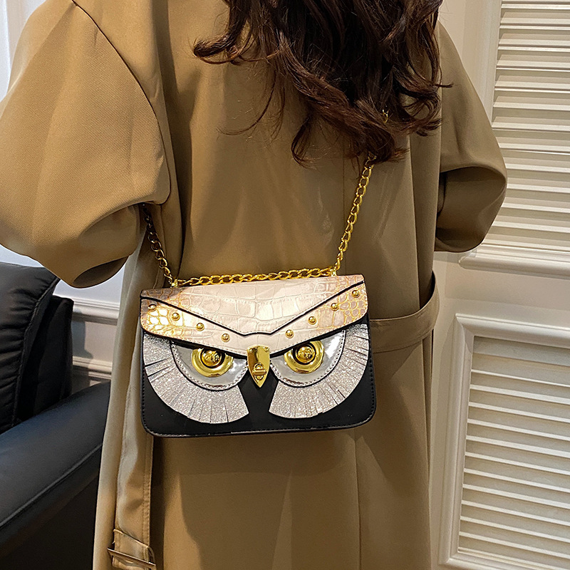 ヘビーウェイトラグジュアリーオウルマスクデザインレディースハ - Luxury Bags Medium Size のレビューと価格