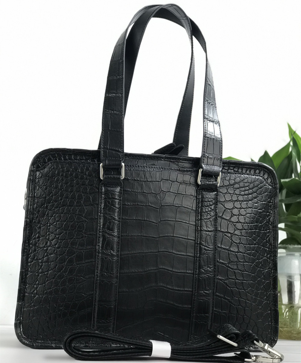 新しいクロコダイルレザーラップトップバッグ本物のクロコダイル - Luxury Bags Tote のレビューと価格