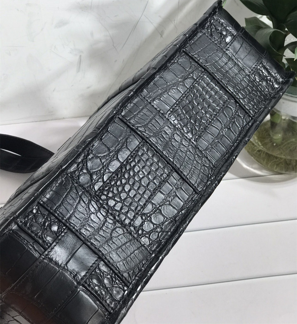 新しいクロコダイルレザーラップトップバッグ本物のクロコダイル - Luxury Bags Tote のレビューと価格