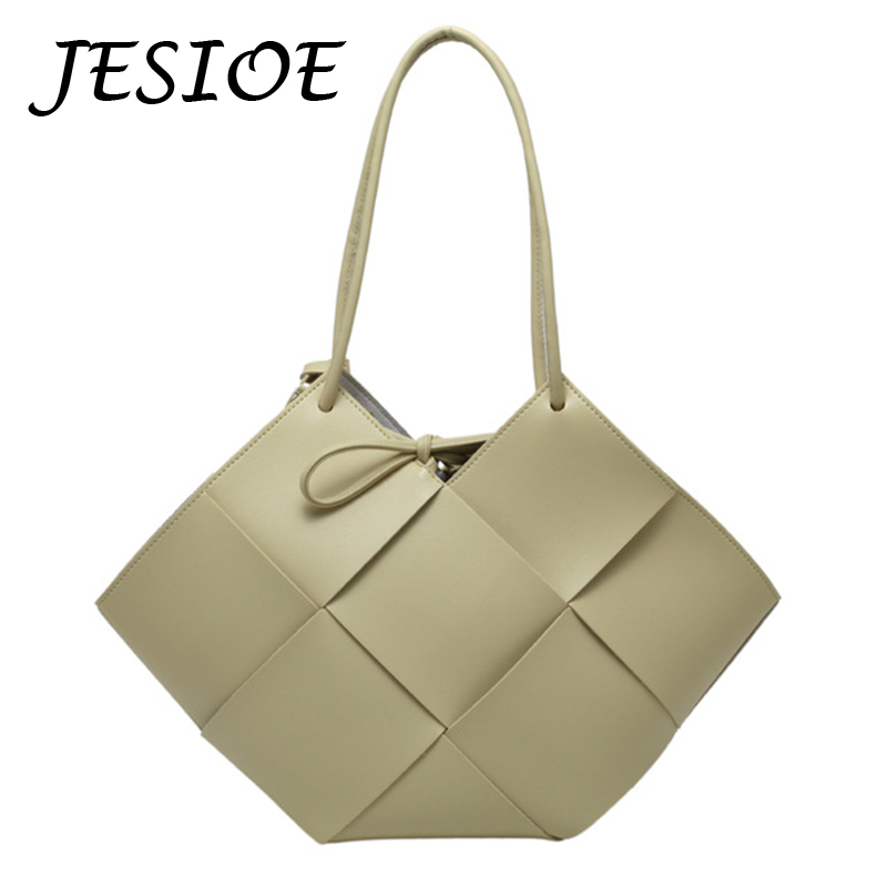 高級大型トートバッグ女性菱形大容量ショッピングハンドバッグ女 - Luxury Bags Tote のレビューと価格