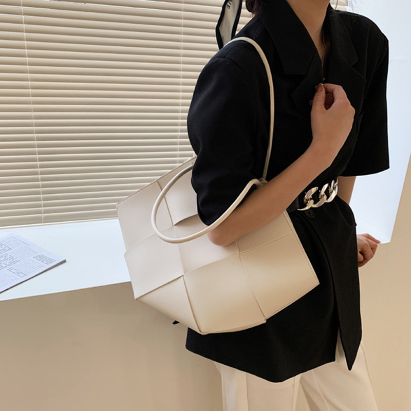 高級大型トートバッグ女性菱形大容量ショッピングハンドバッグ女 - Luxury Bags Tote のレビューと価格