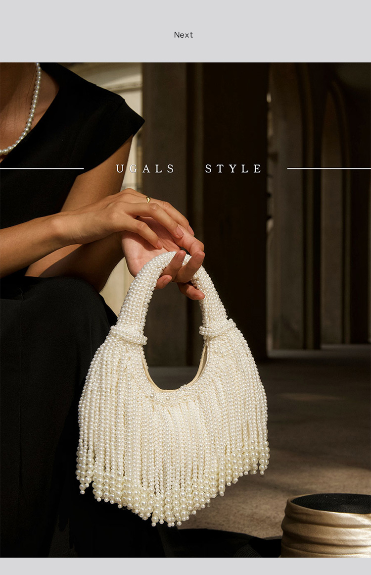 デザインハンドルパールイブニングクラッチバッグ、高級デザイナ - Luxury Bags Reseller のレビューと価格