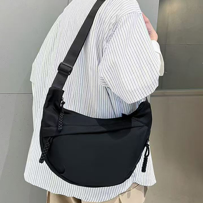 カジュアルな女性用ナイロンクロスボディバッグ、大容量ホーボー - Luxury Bags White のレビューと価格